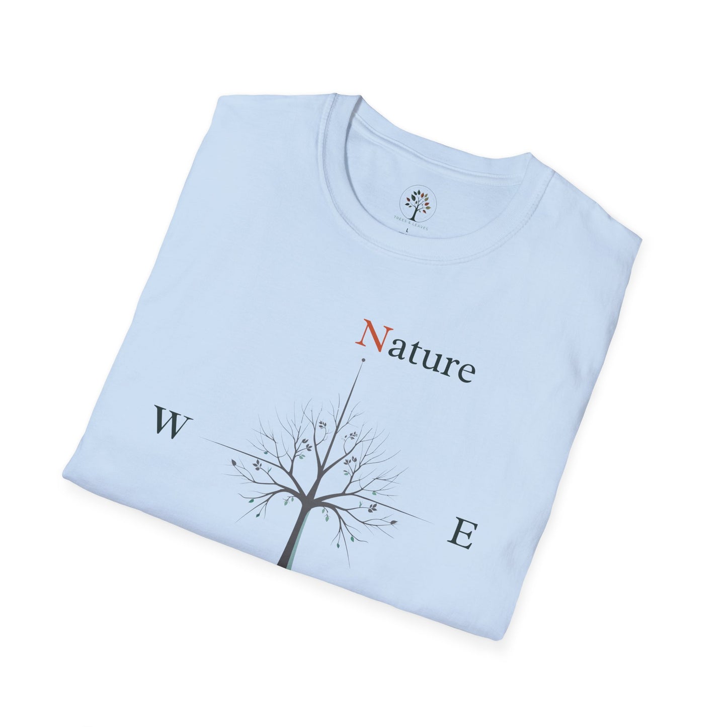 Navy | Nature Is My Compass, folded view