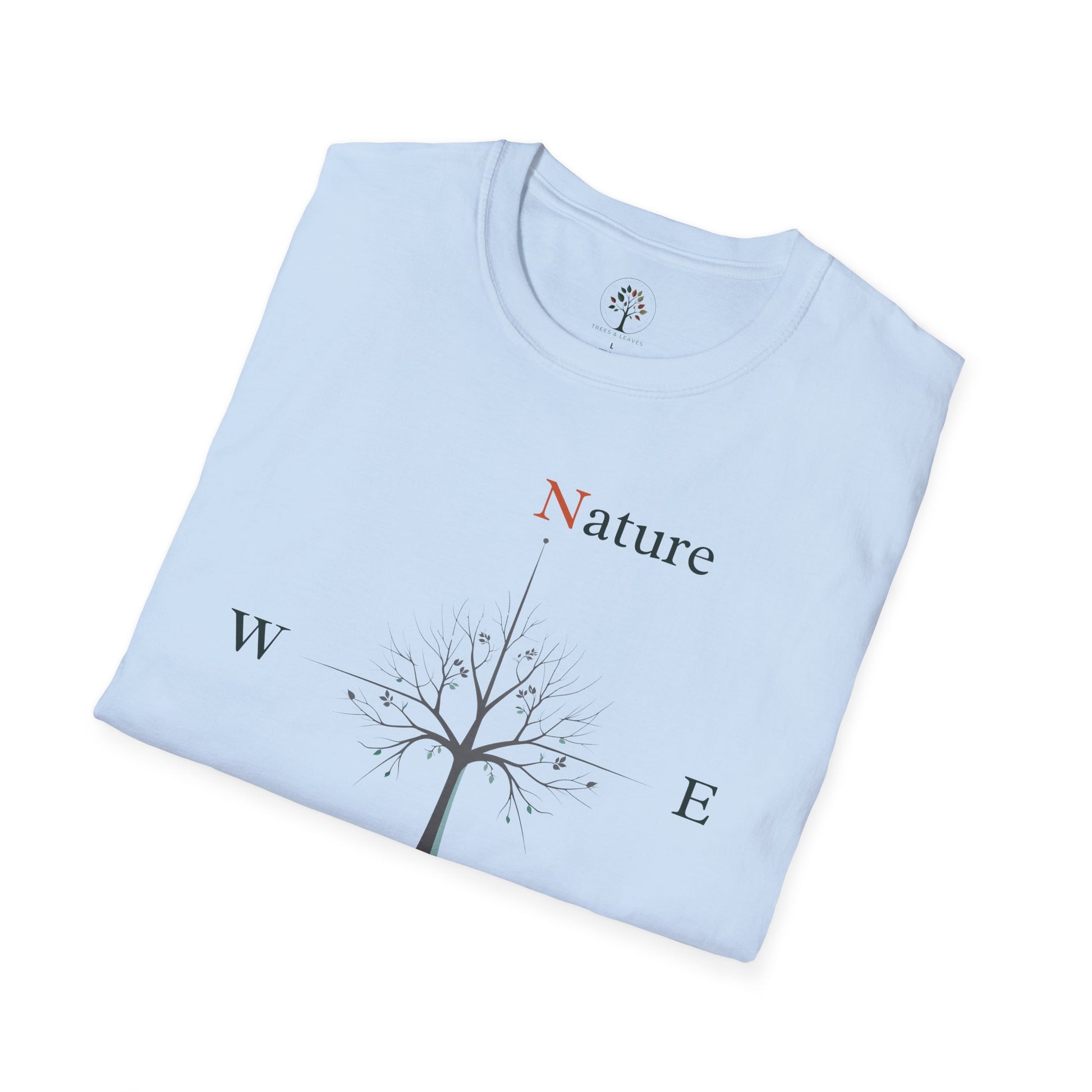 Navy | Nature Is My Compass, folded view