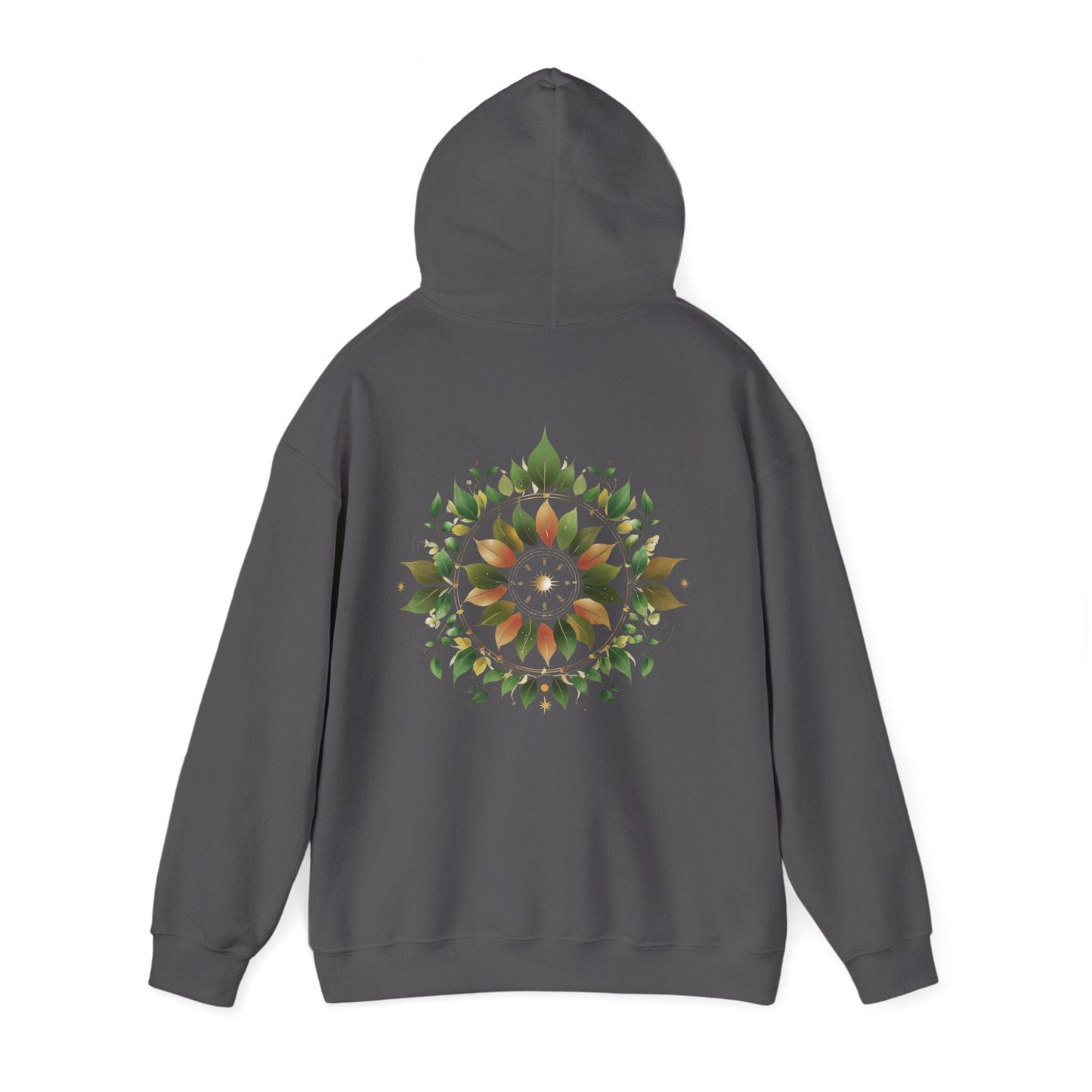 Charcoal | Eclipse Garden Hoodie, back view 2