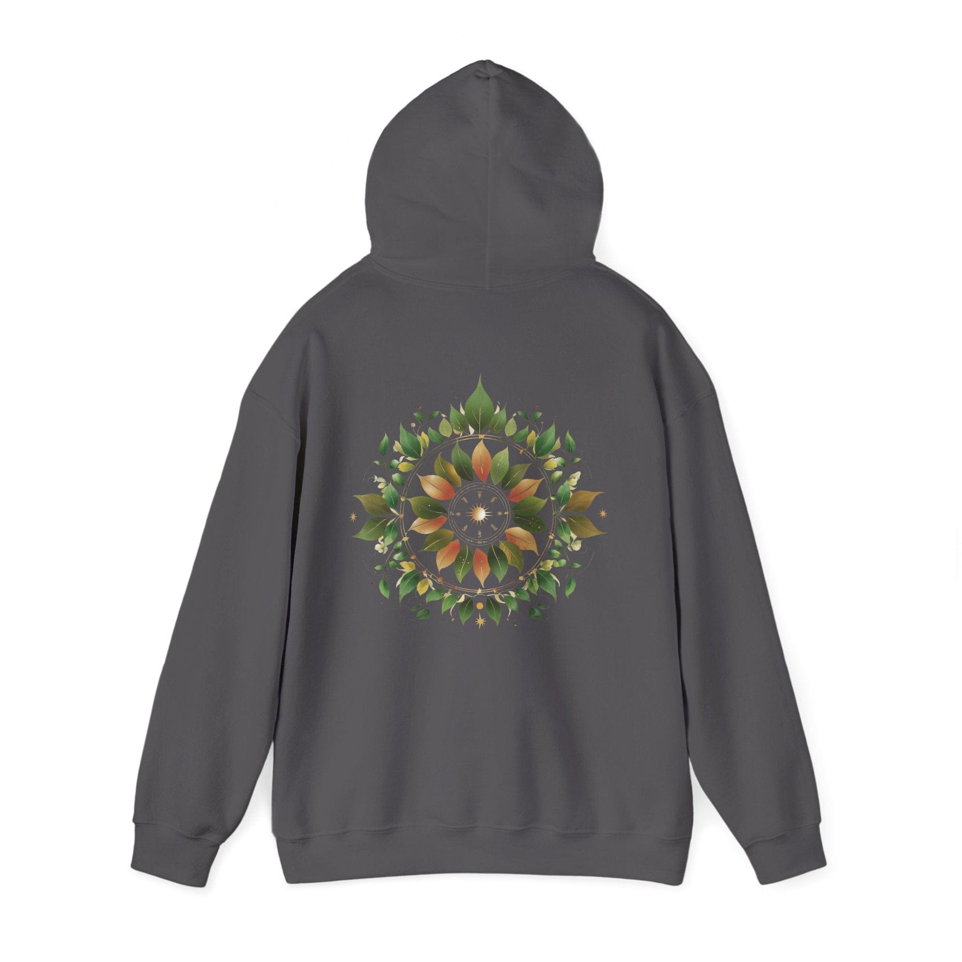 Charcoal | Eclipse Garden Hoodie, back view 2