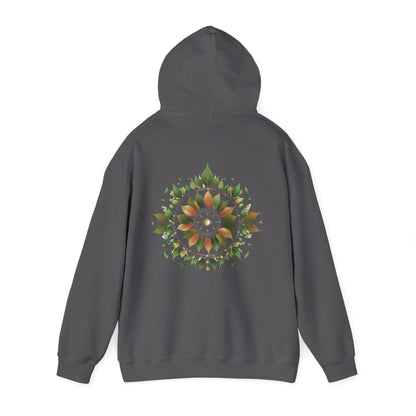 Charcoal | Eclipse Garden Hoodie, back view 2