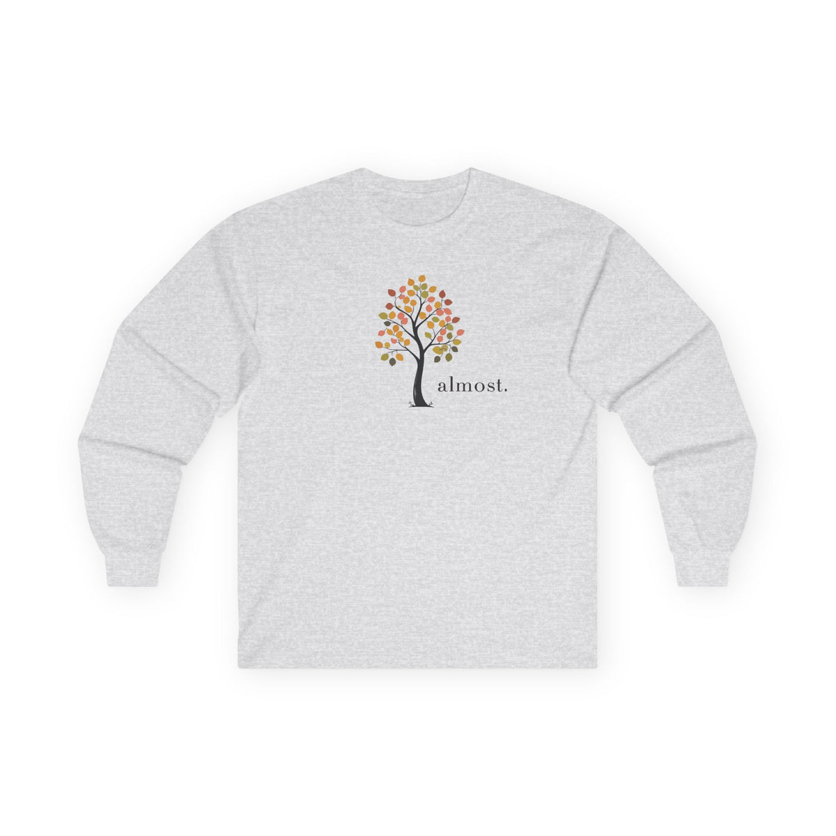 Ash | Almost Long Sleeve, front view