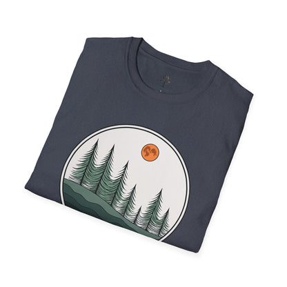 Heather Navy | Moonlit Pines, folded view