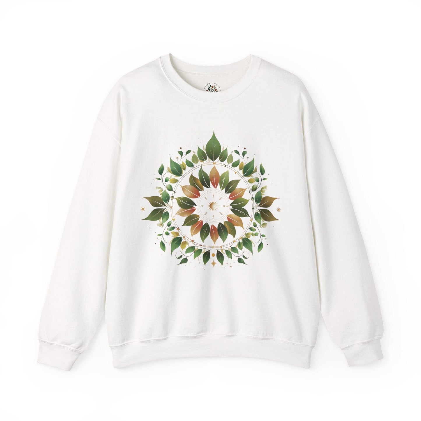 White | Eclipse Garden Sweatshirt, front view
