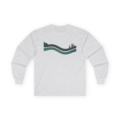 Ash | River Long Sleeve Tee, front view
