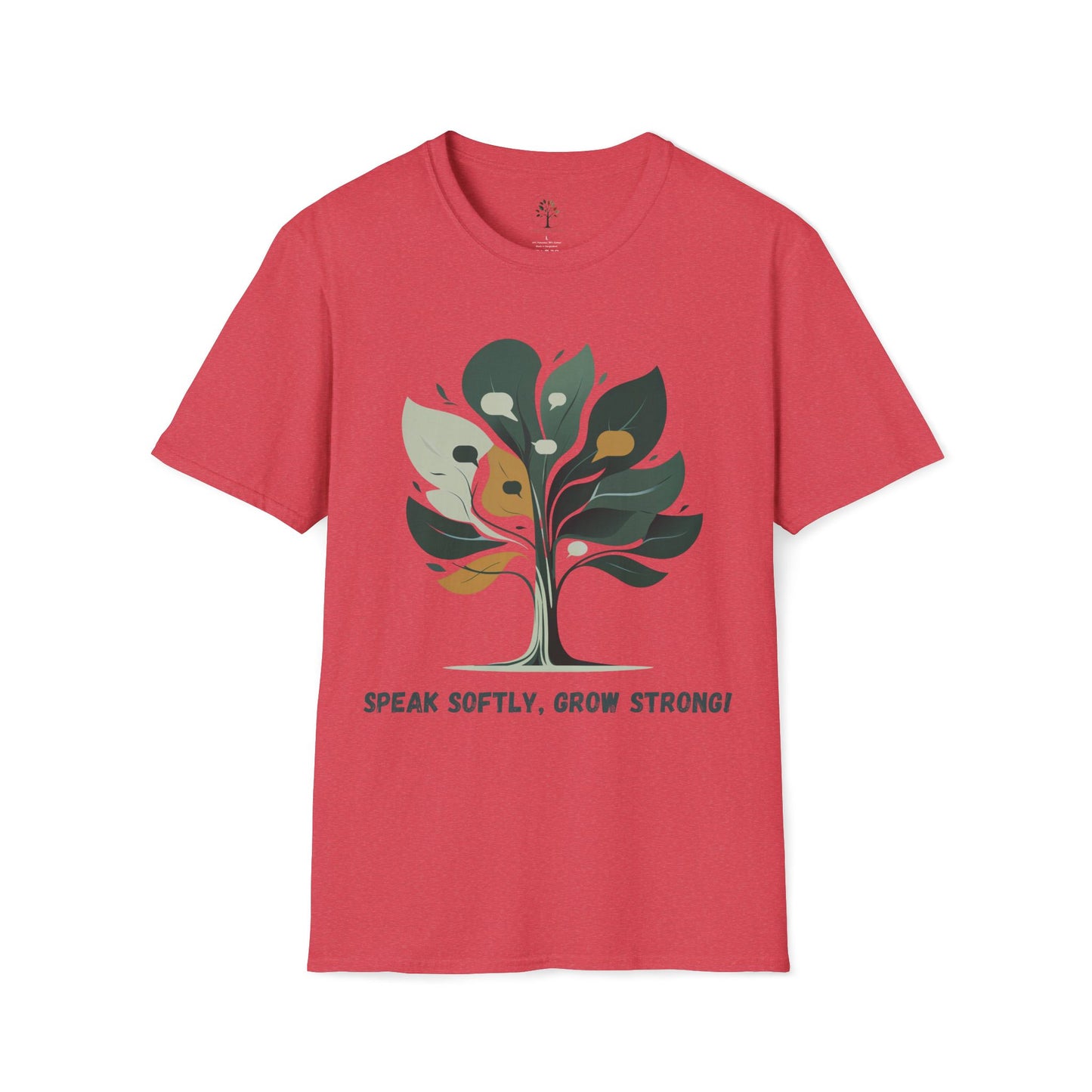 Heather Red | Speak Softly, Grow Strong!, front view