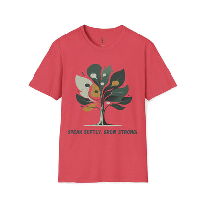Heather Red | Speak Softly, Grow Strong!, front view