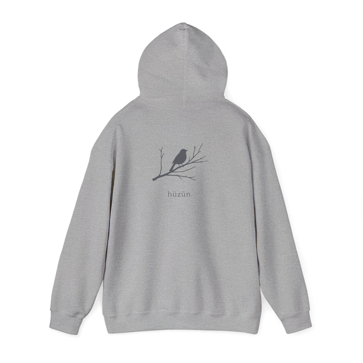 Sport Grey | Hüzün Hoodie, back view 2