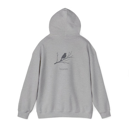 Sport Grey | Hüzün Hoodie, back view 2