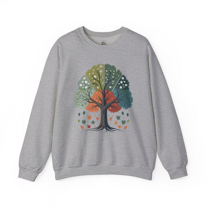 Sport Grey | Circle of Seasons Sweatshirt, front view