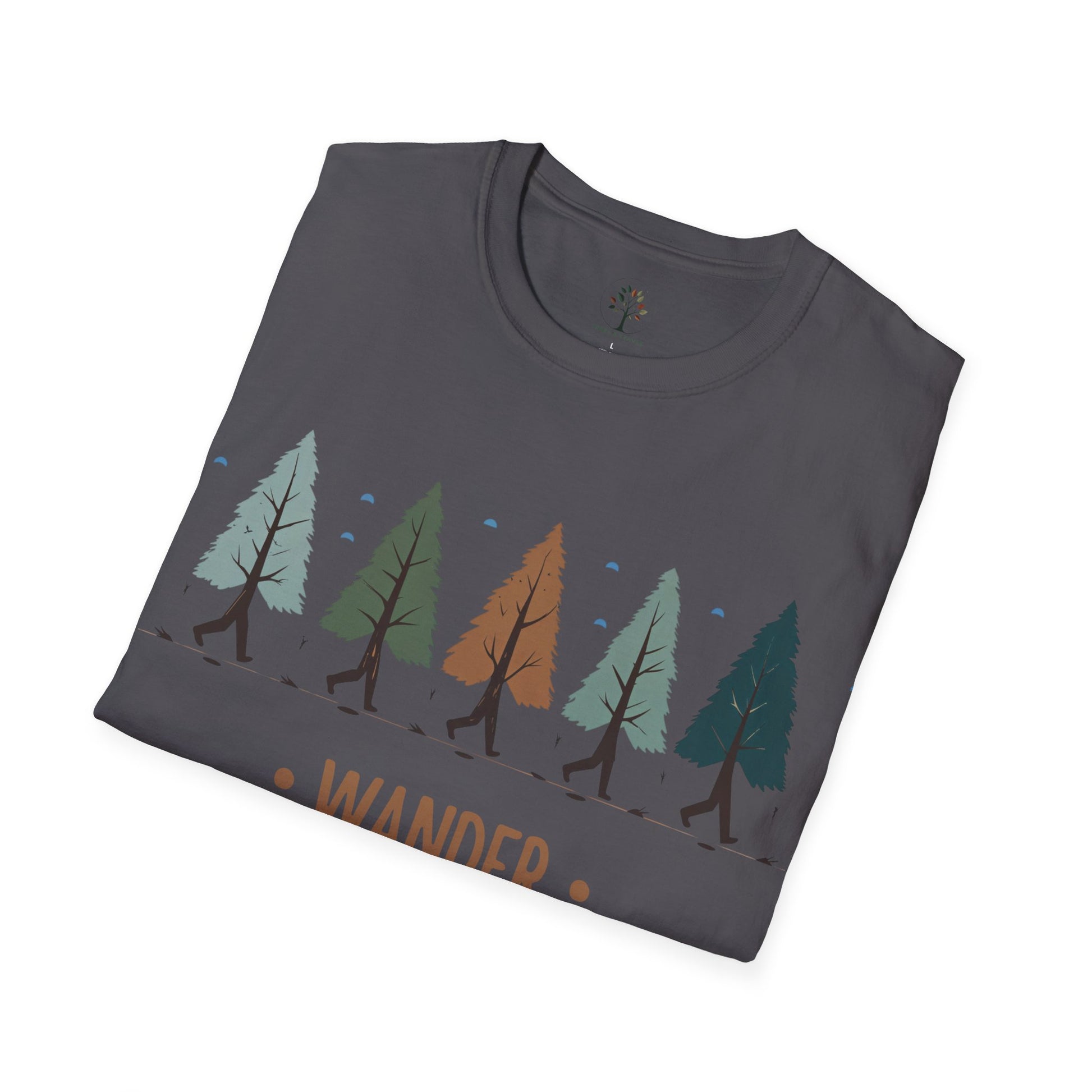Charcoal | Wander with the Trees, folded view