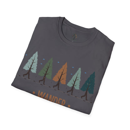 Charcoal | Wander with the Trees, folded view