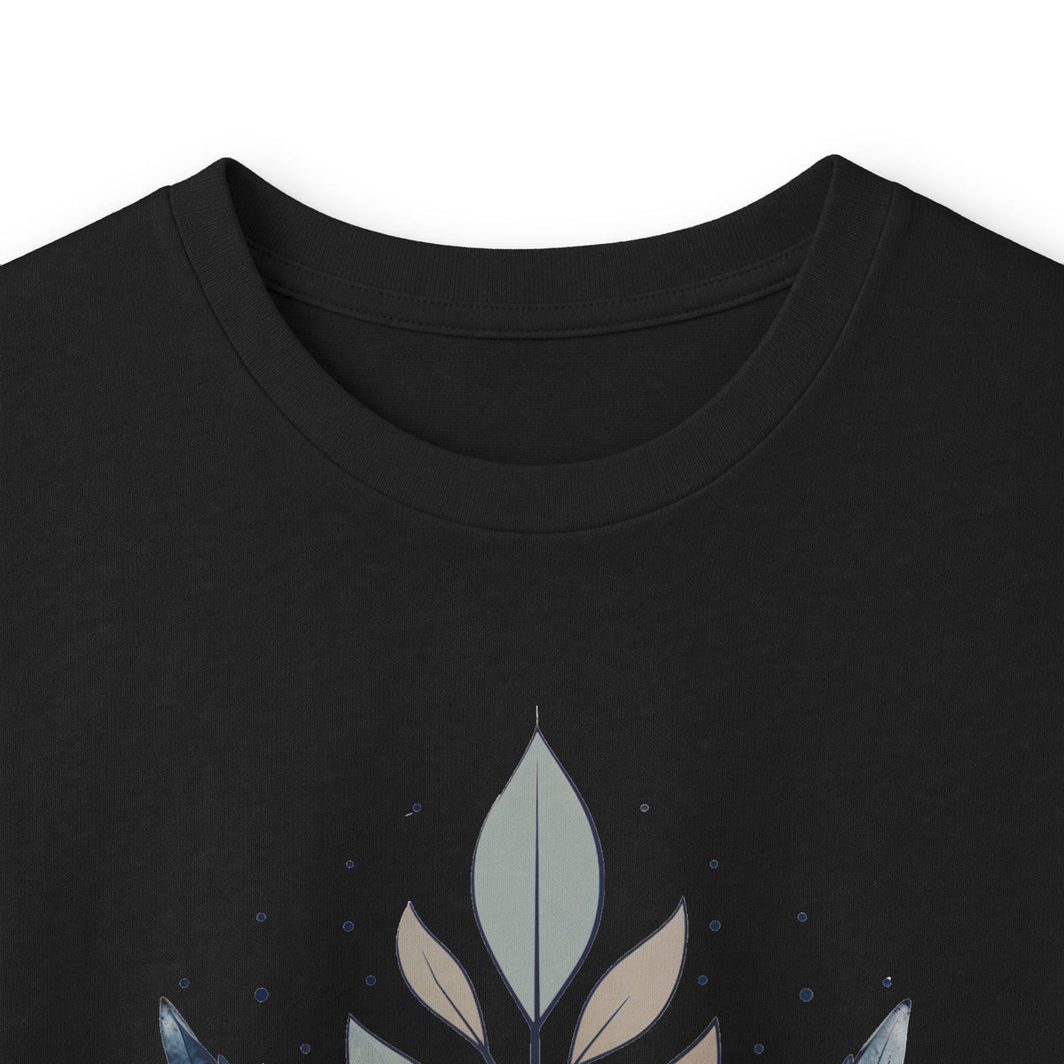 Black | Flourish Long Sleeve Tee, folded view