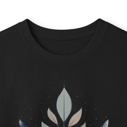 Black | Flourish Long Sleeve Tee, folded view
