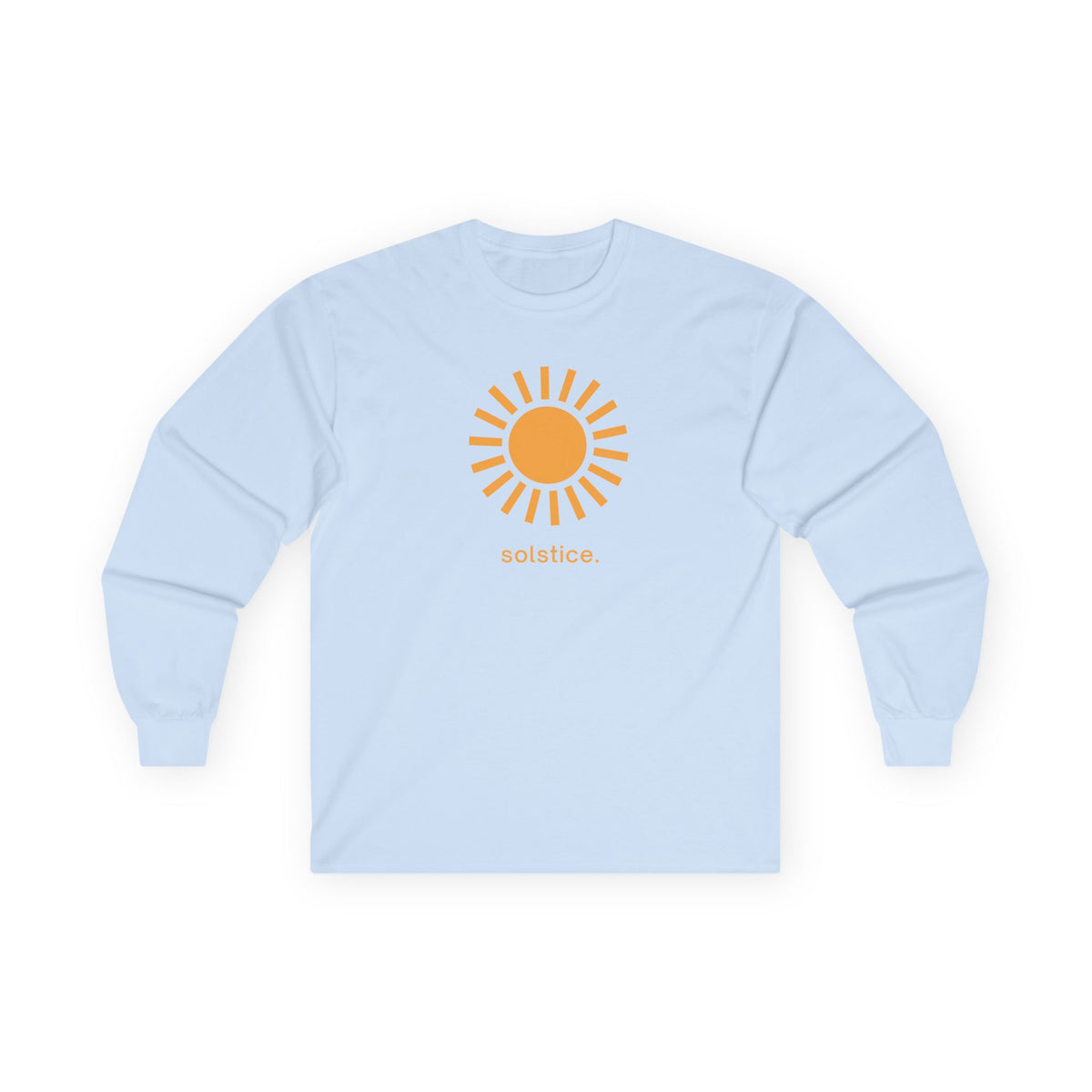 Light Blue | Solstice Long Sleeve Tee, front view