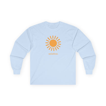 Light Blue | Solstice Long Sleeve Tee, front view