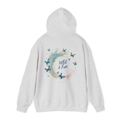 Ash | Wild & Free Hoodie, back view 2