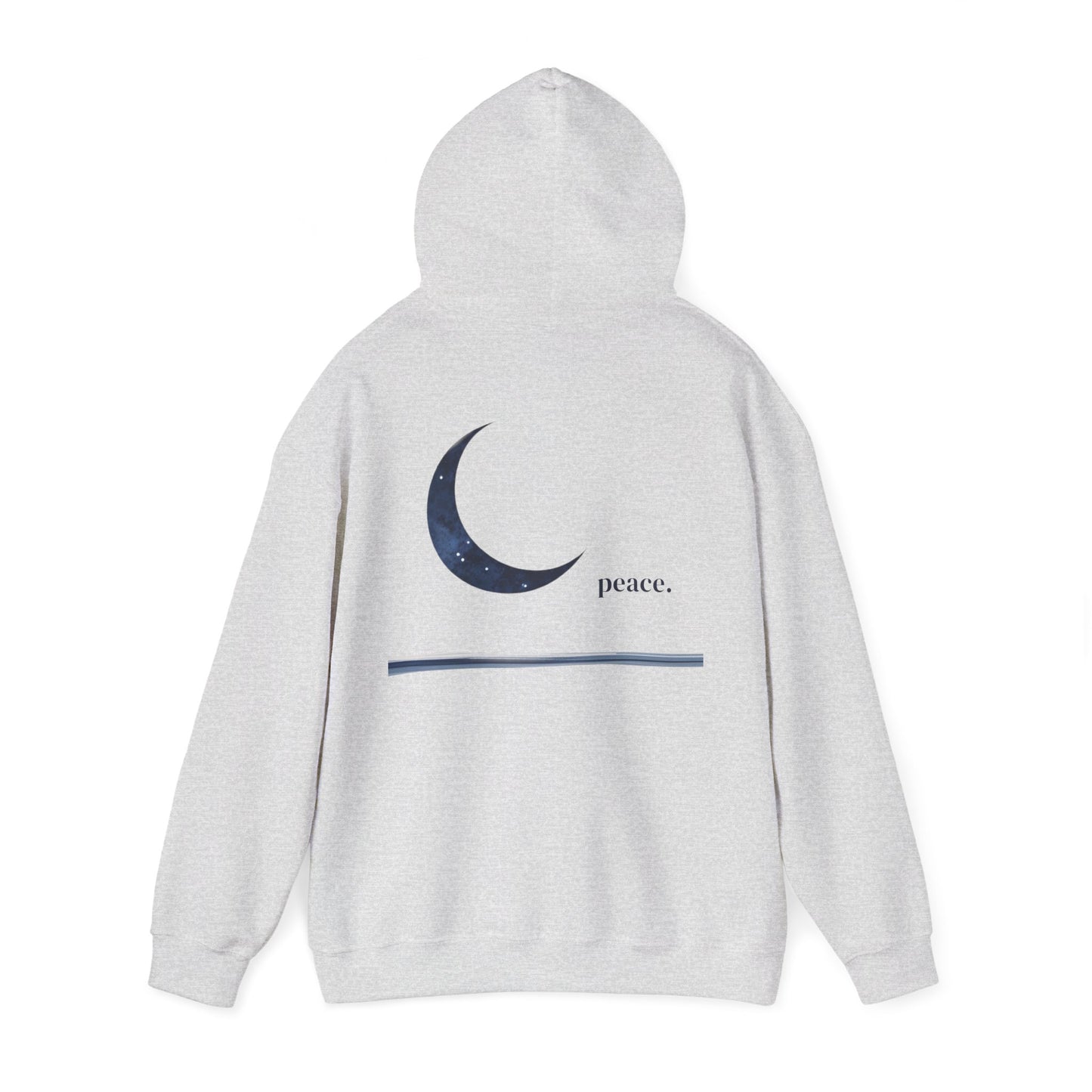 Ash | Moonlit Peace Hoodie, back view 2