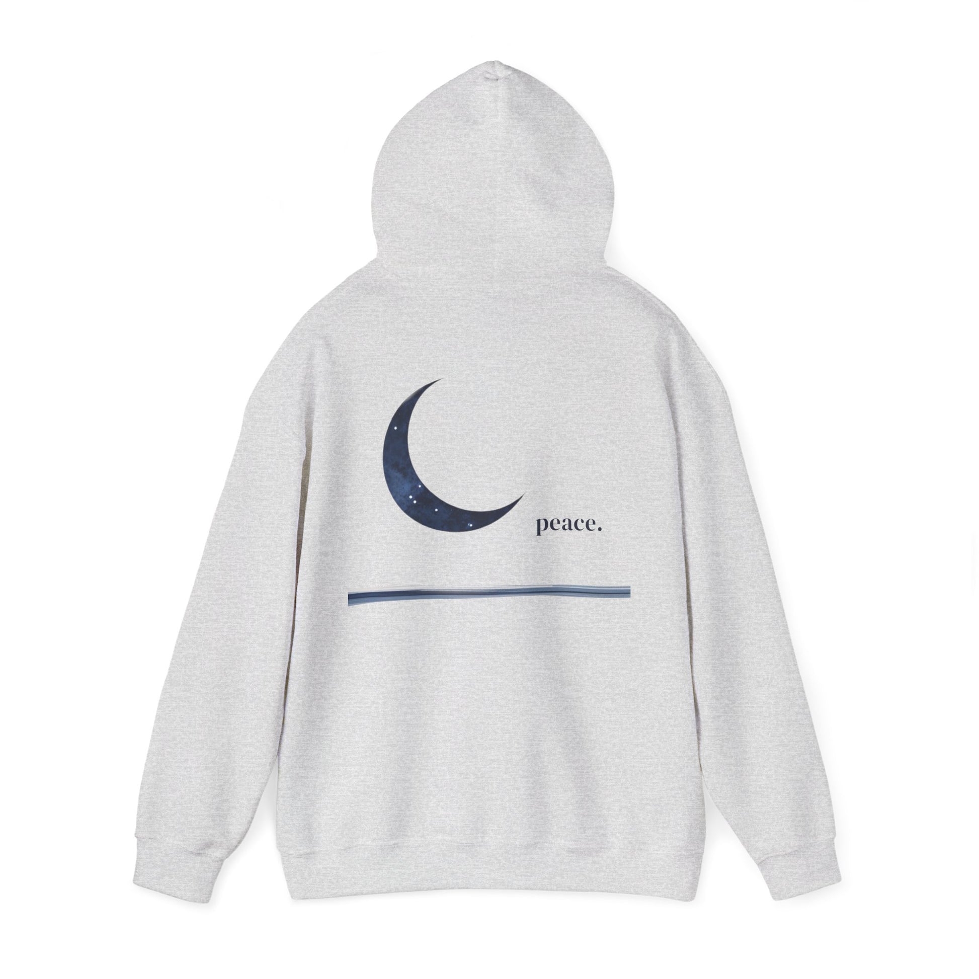 Ash | Moonlit Peace Hoodie, back view 2