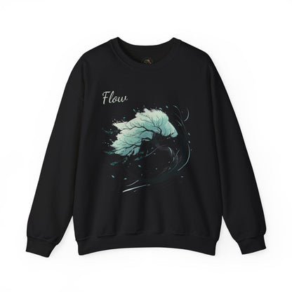 Black | Flow Sweatshirt, front view