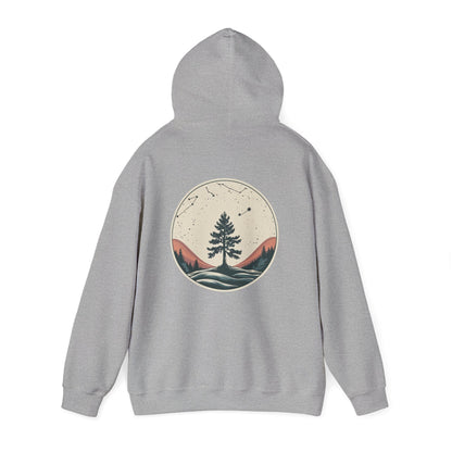Sport Grey | Rooted in Stars Hoodie, back view 2