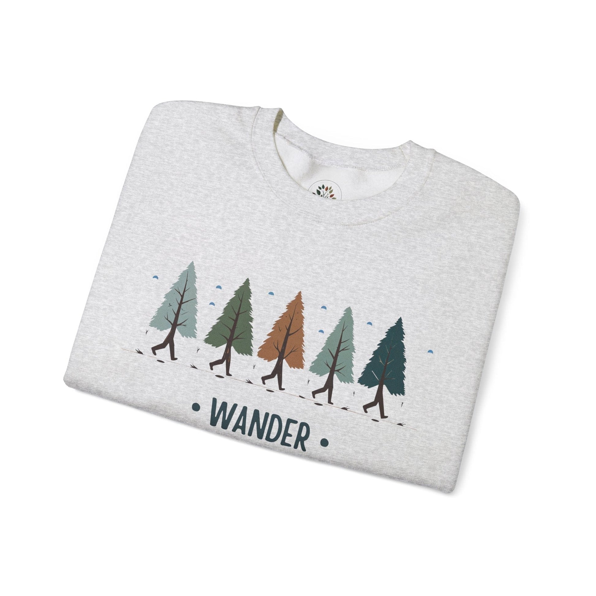 Ash | Wander with the Trees Sweatshirt, folded view