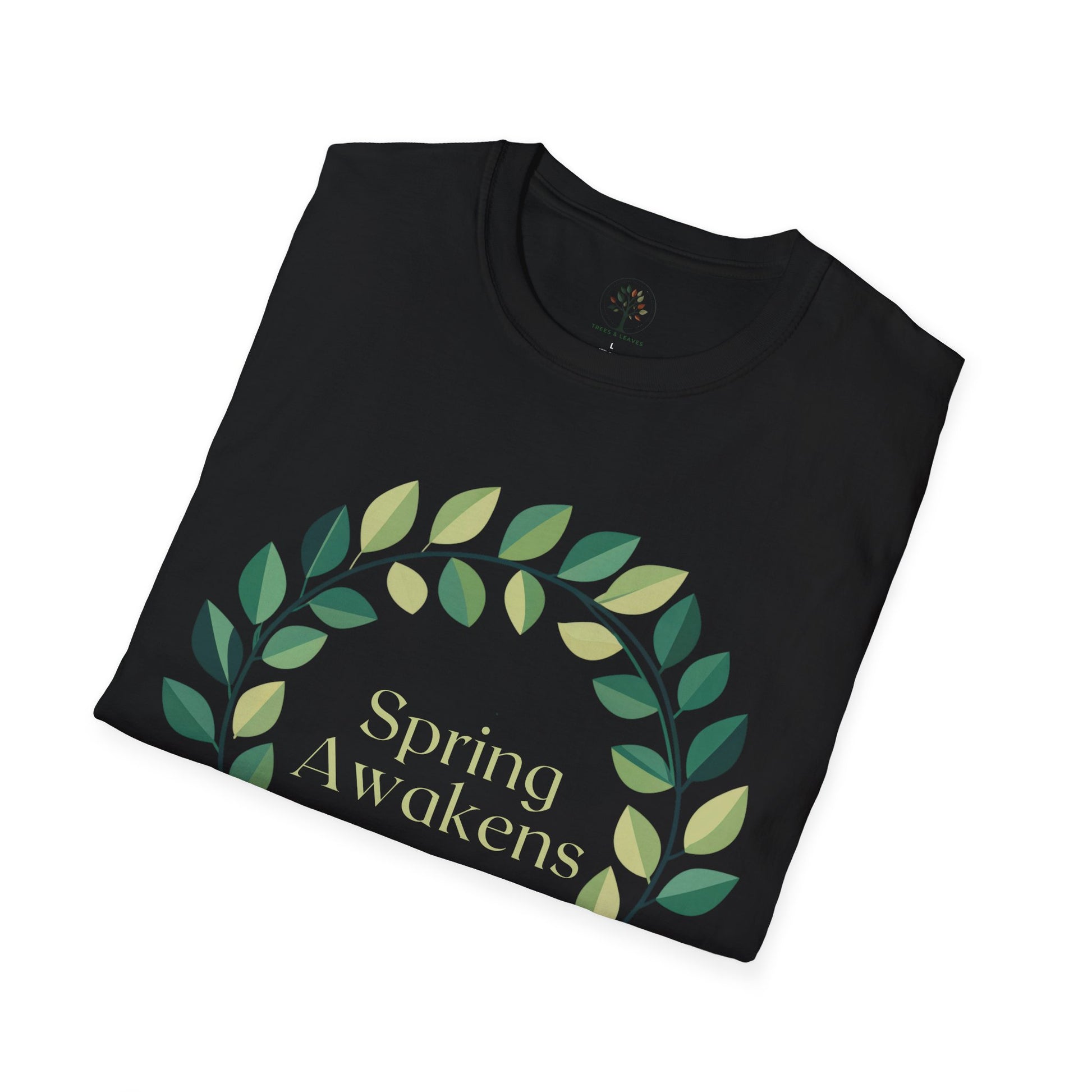 Black | Spring Awakens, folded view