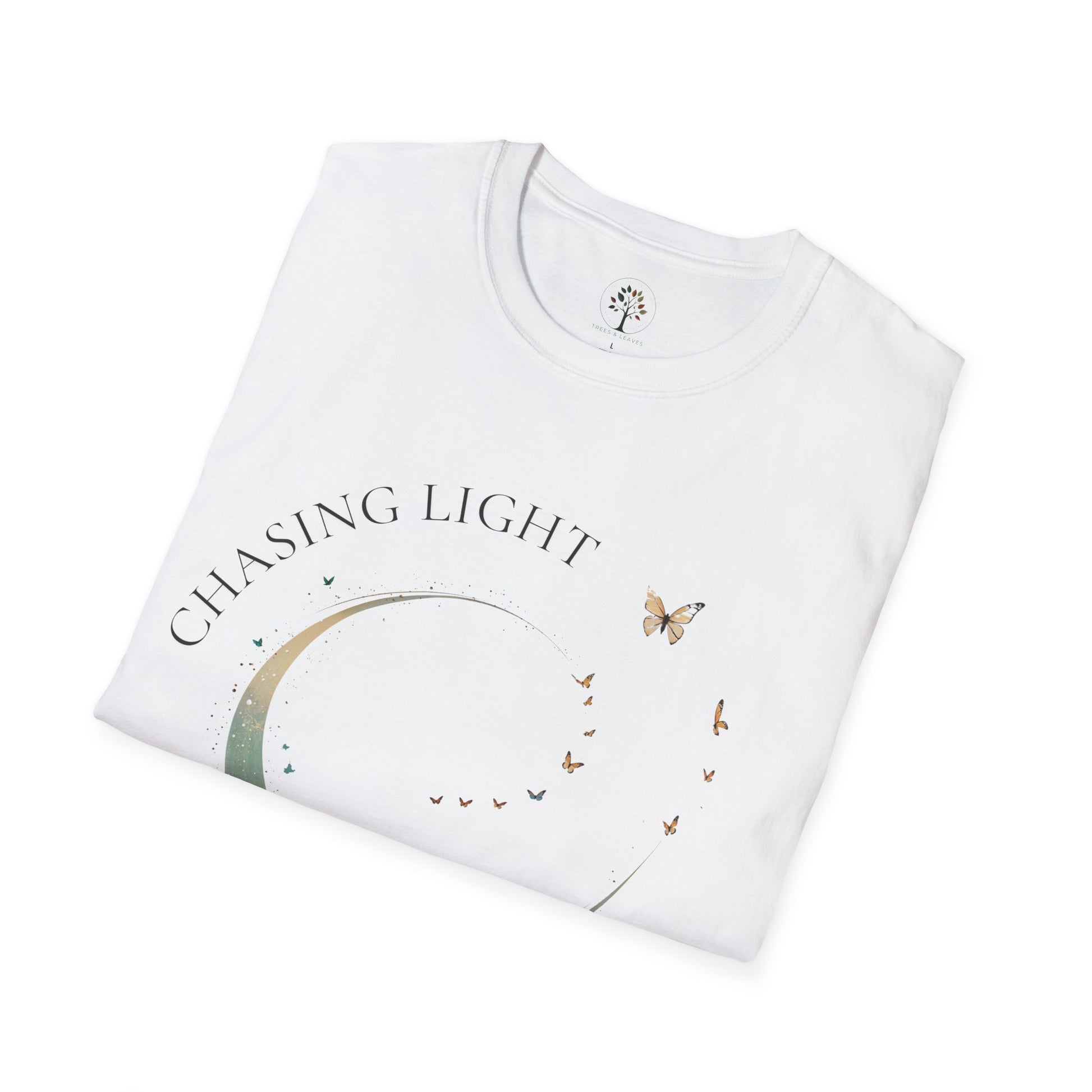 White | Chasing Light, folded view