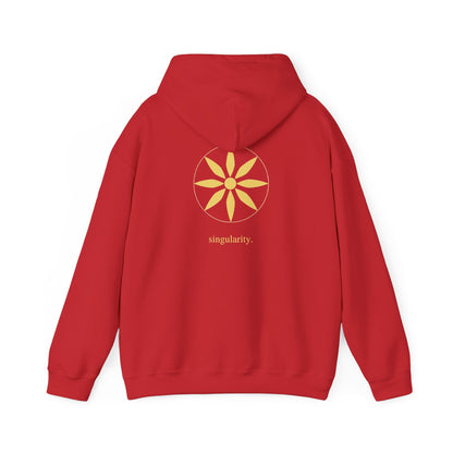 Red | Singularity Hoodie, back design view