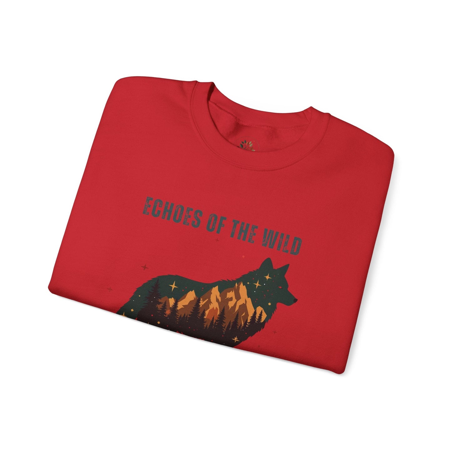 Red | Echoes of the Wild Sweatshirt, folded view