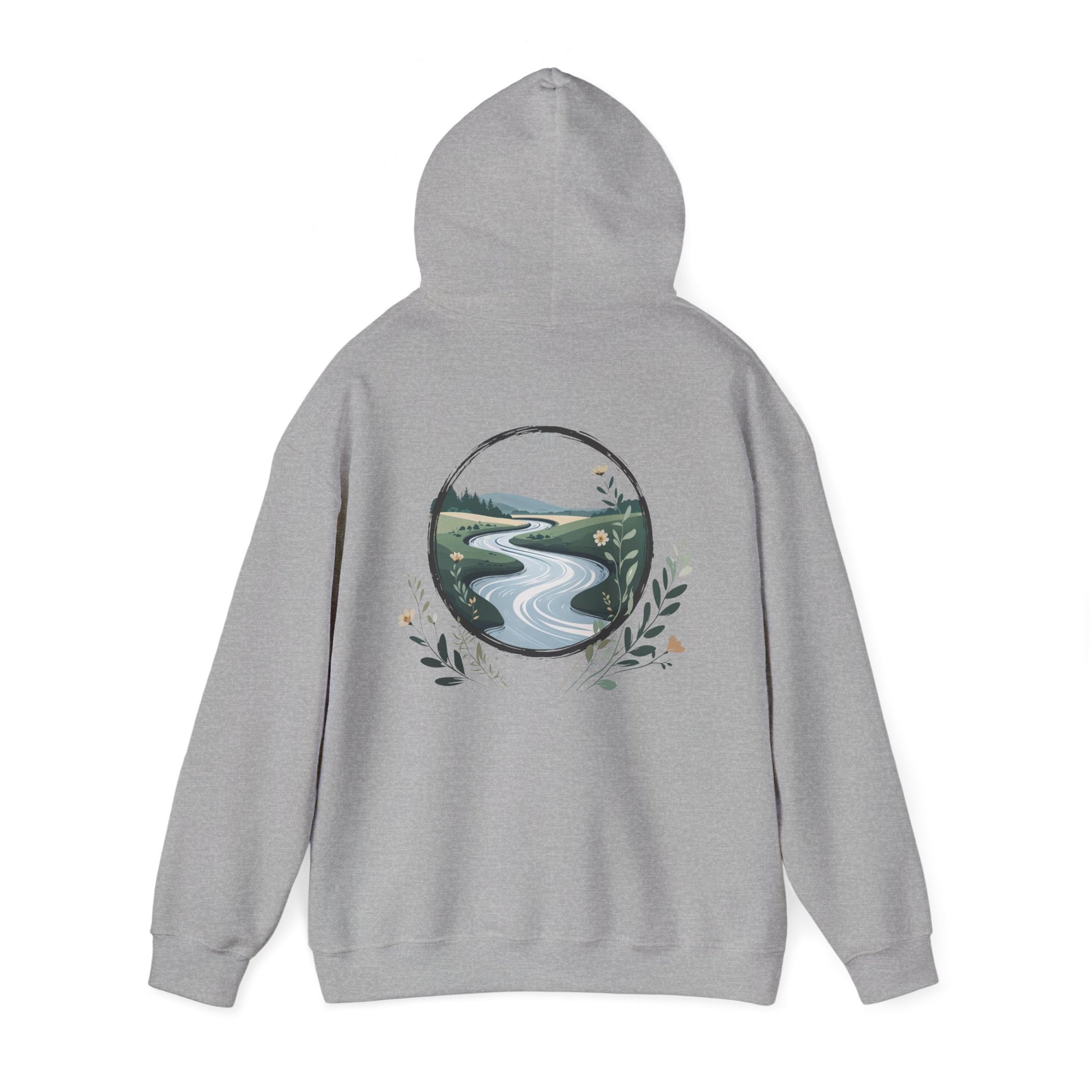 Sport Grey | River of Grace Hoodie, back view 2