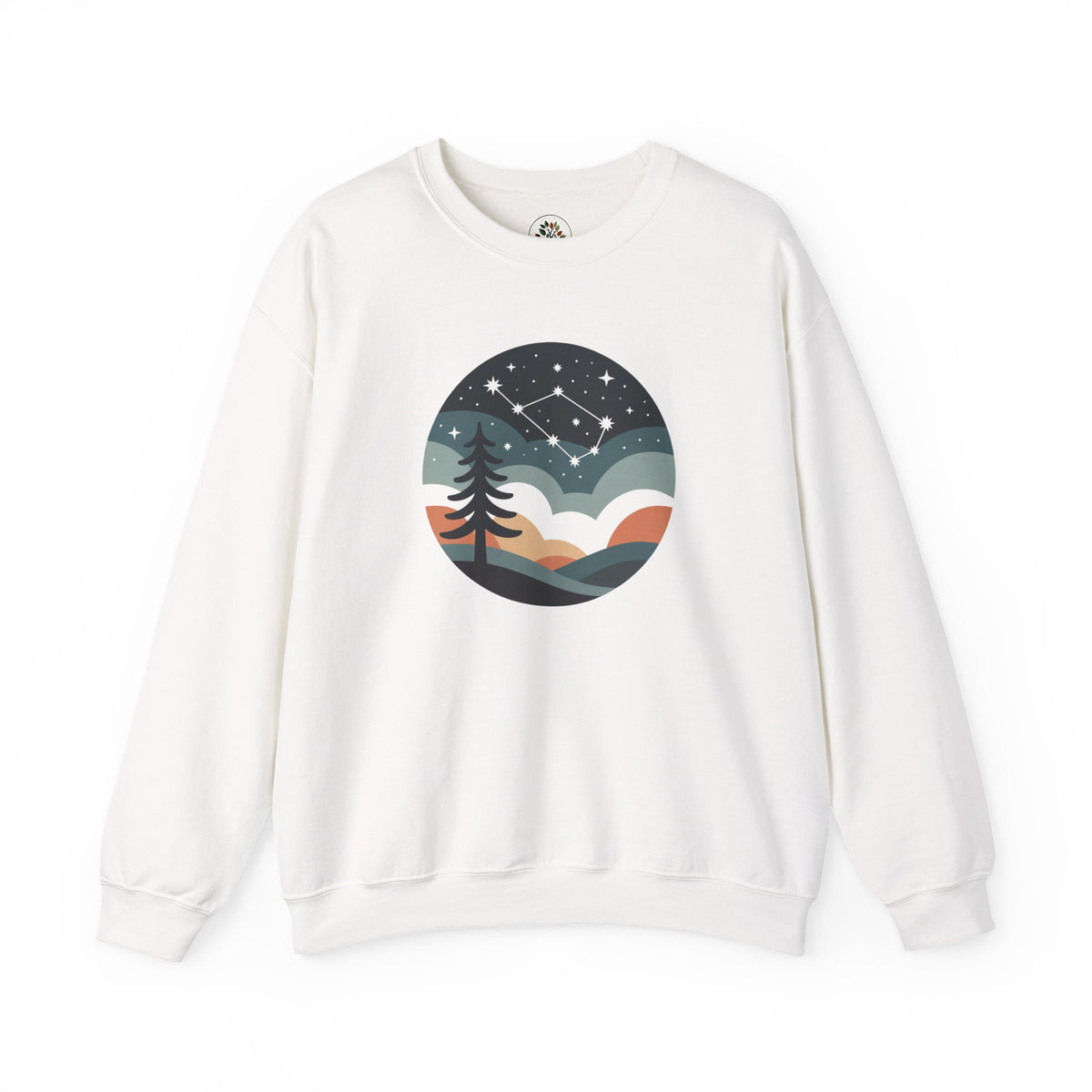 White | North Sweatshirt, front view