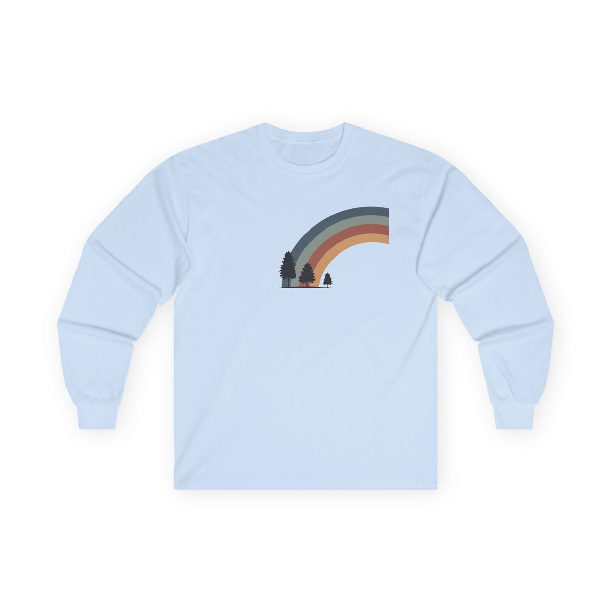 Light Blue | Horizon Arch Long Sleeve, front view