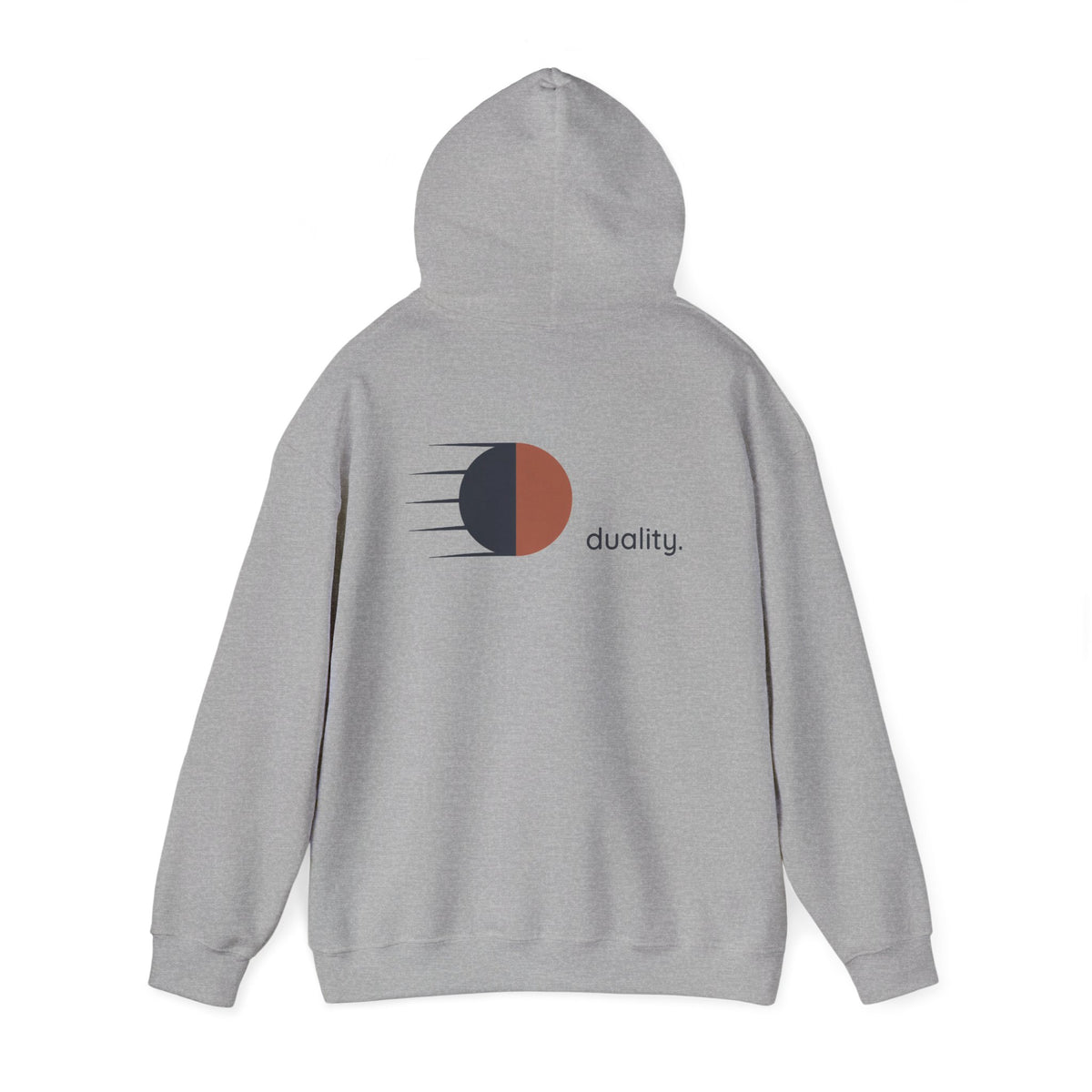 Sport Grey | Duality Hoodie, back view 2