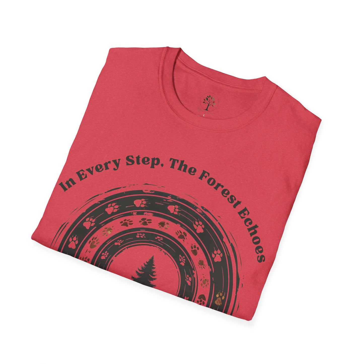 Heather Red | In Every Step, the Forest Echoes, folded view