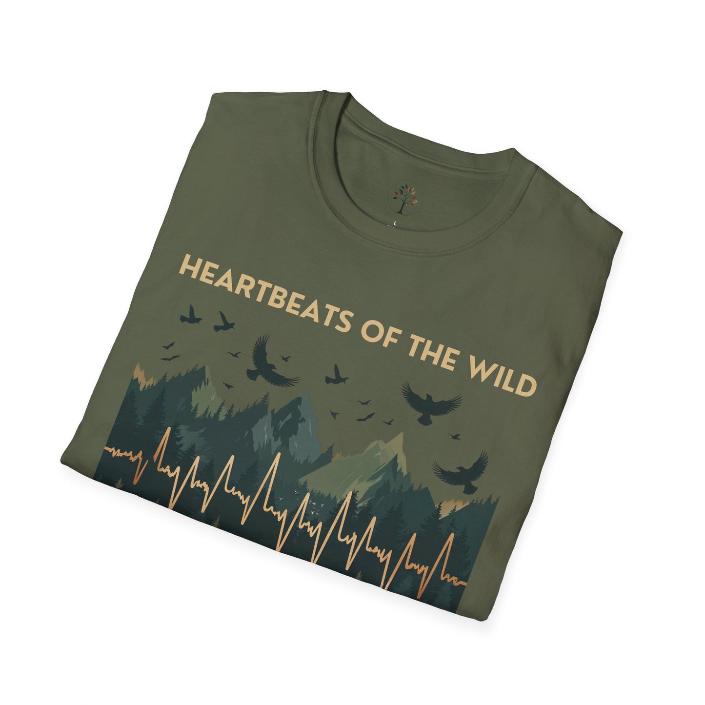 Military Green | Heartbeats of the Wild, folded view