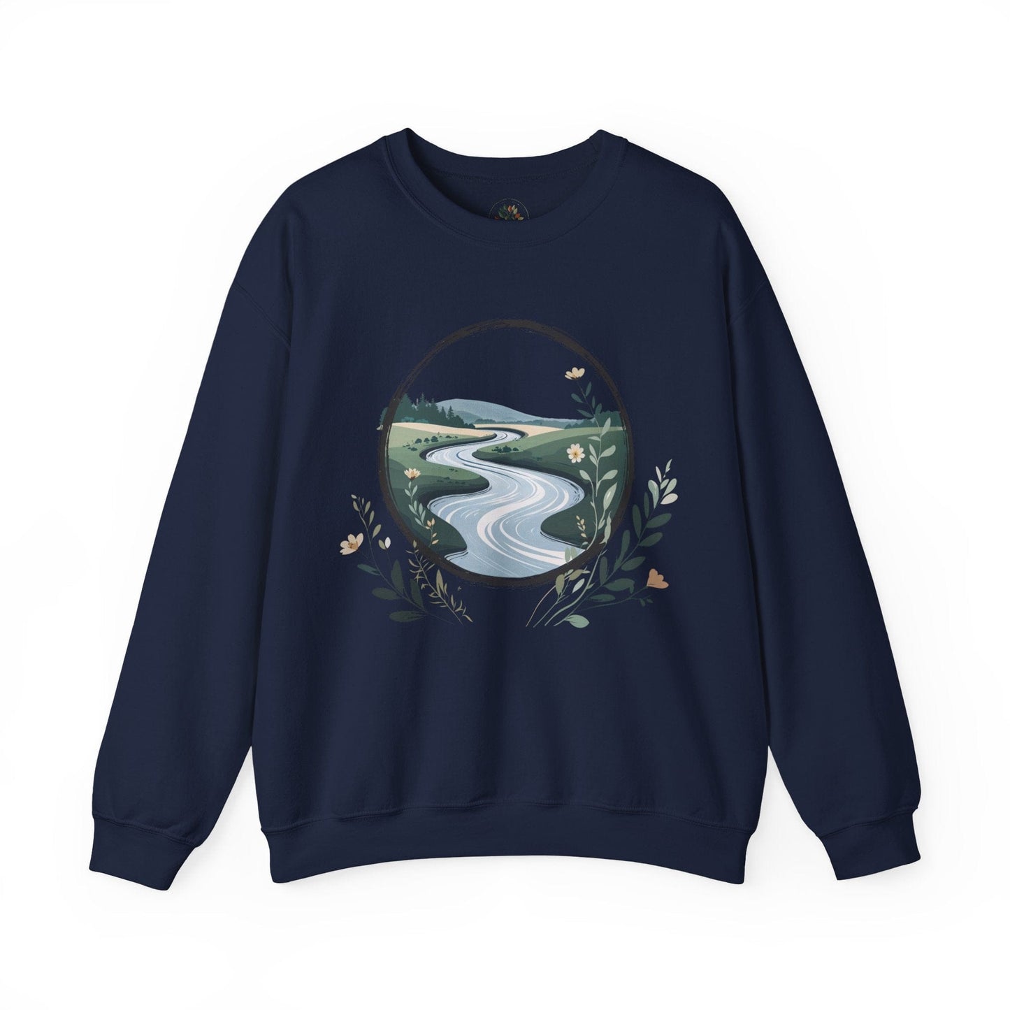 Navy | River of Grace Sweatshirt, front view