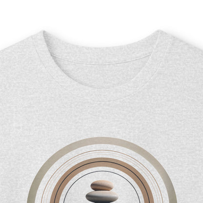Ash | Echoes of Calm Long Sleeve Tee, folded view