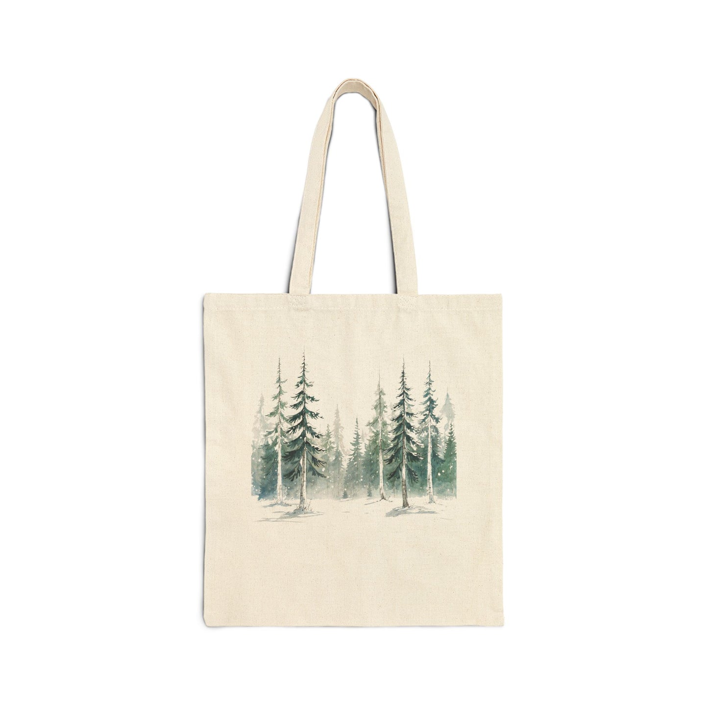 Snowfall Forest Tote Bag