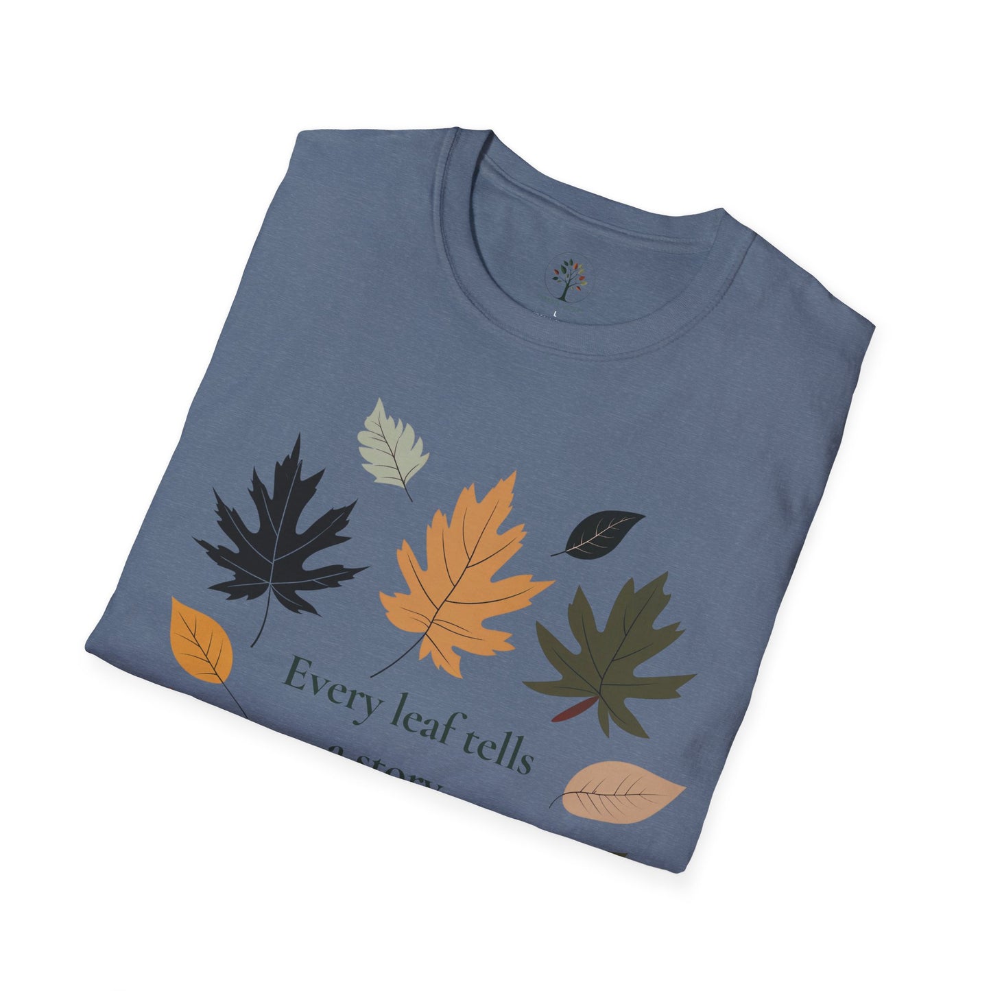Heather Indigo | Every Leaf tells a Story, folded view