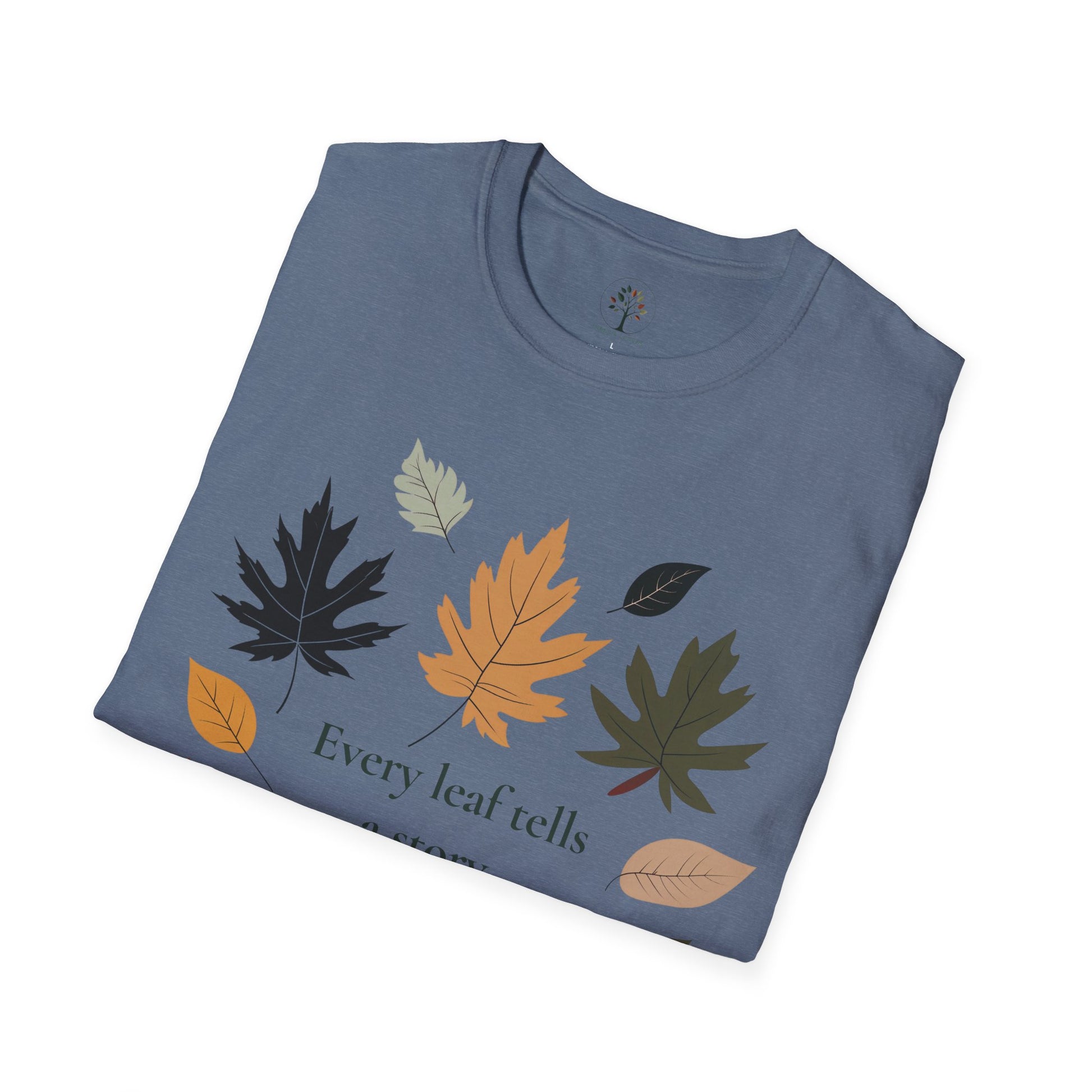 Heather Indigo | Every Leaf tells a Story, folded view