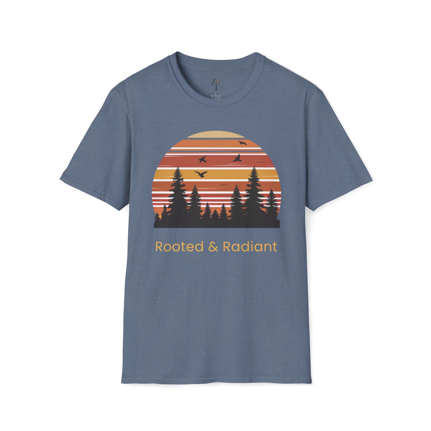 Heather Indigo | Rooted & Radiant, front view