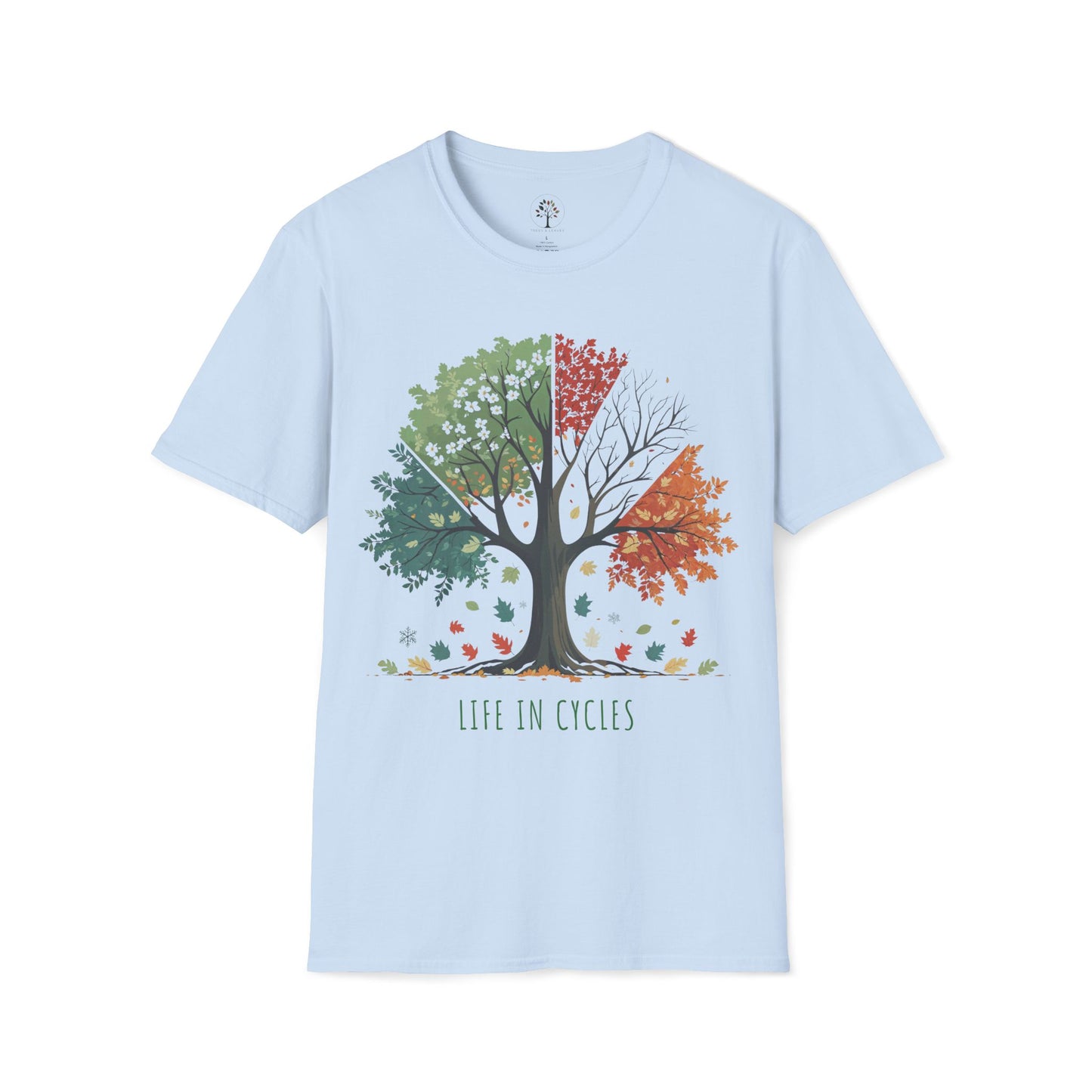 Light Blue | Life in Cycles, front view