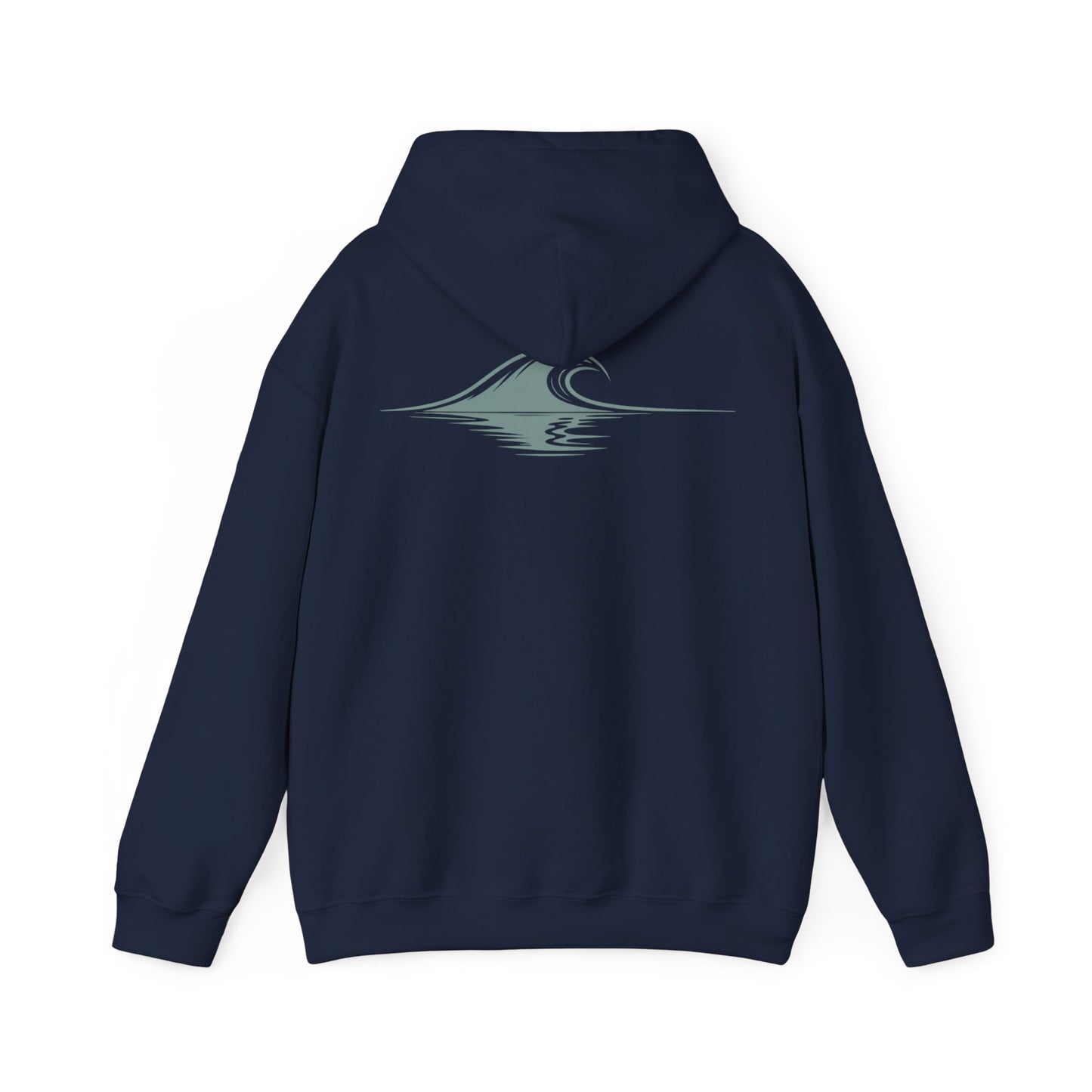 Navy | Drifted Hoodie, back design view