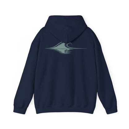 Navy | Drifted Hoodie, back design view