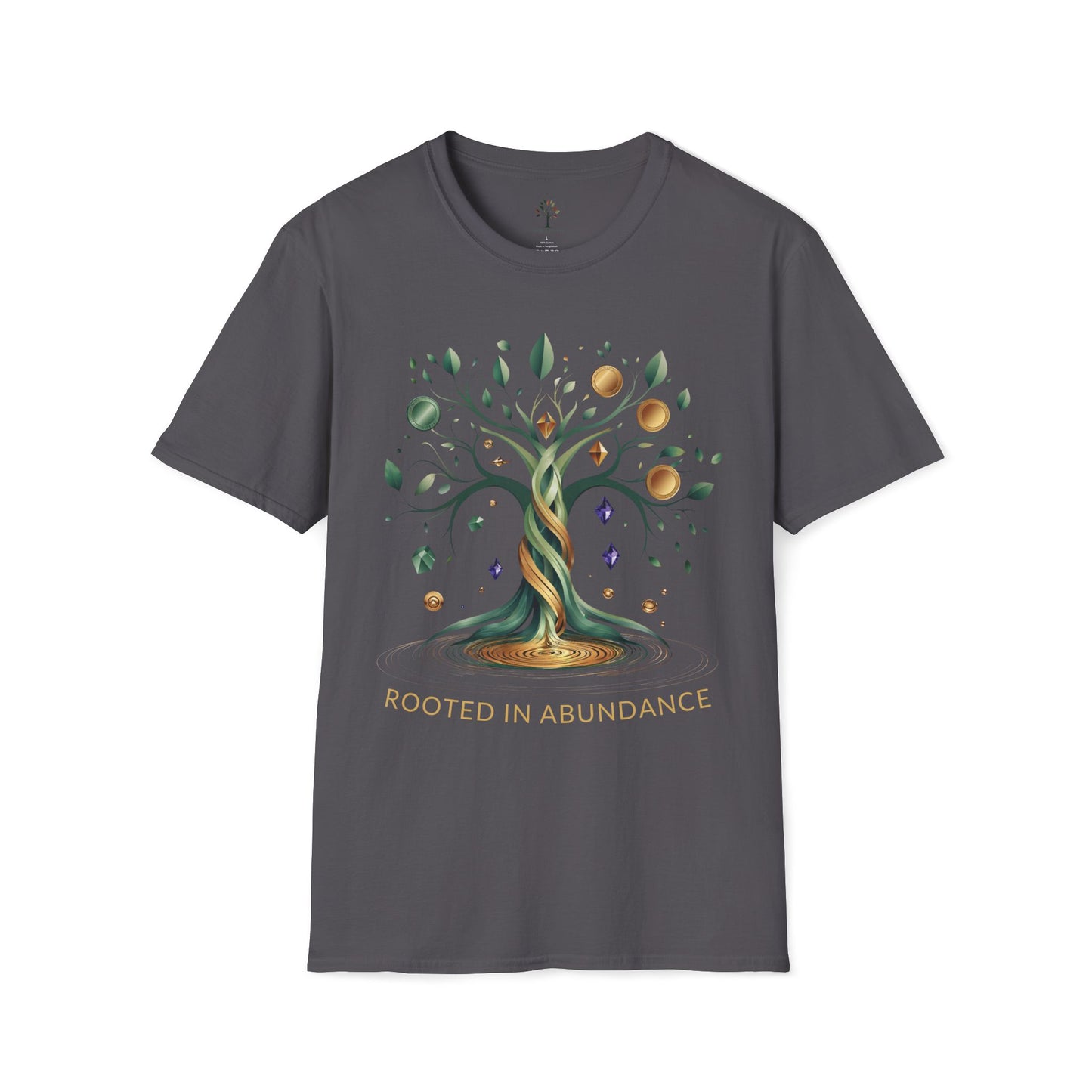 Charcoal | Rooted in Abundance, front view