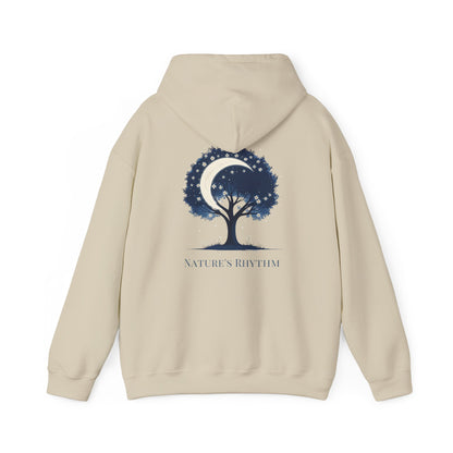 Sand | Nature`s Rhythm Hoodie, back design view