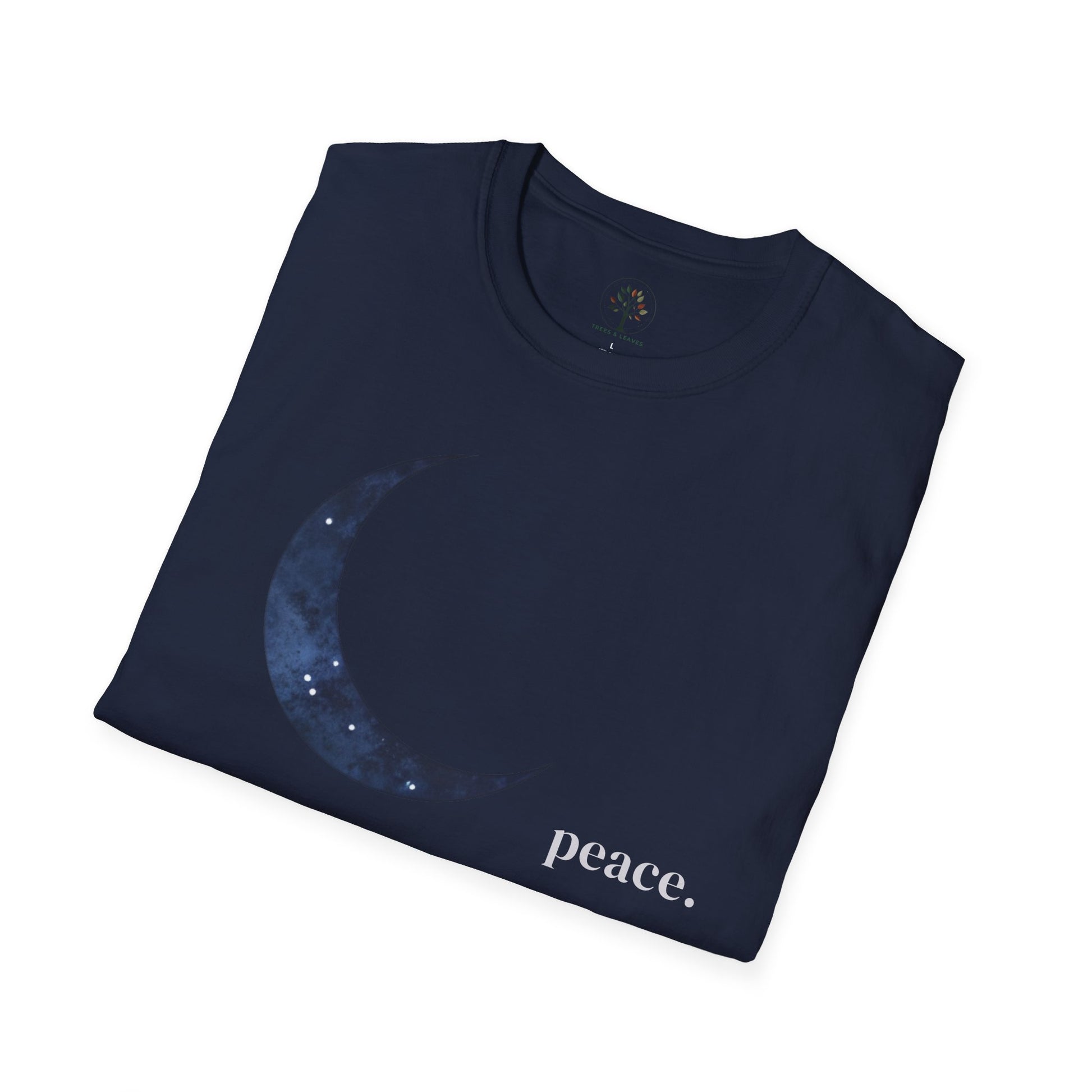 Navy | Moonlit Peace, folded view