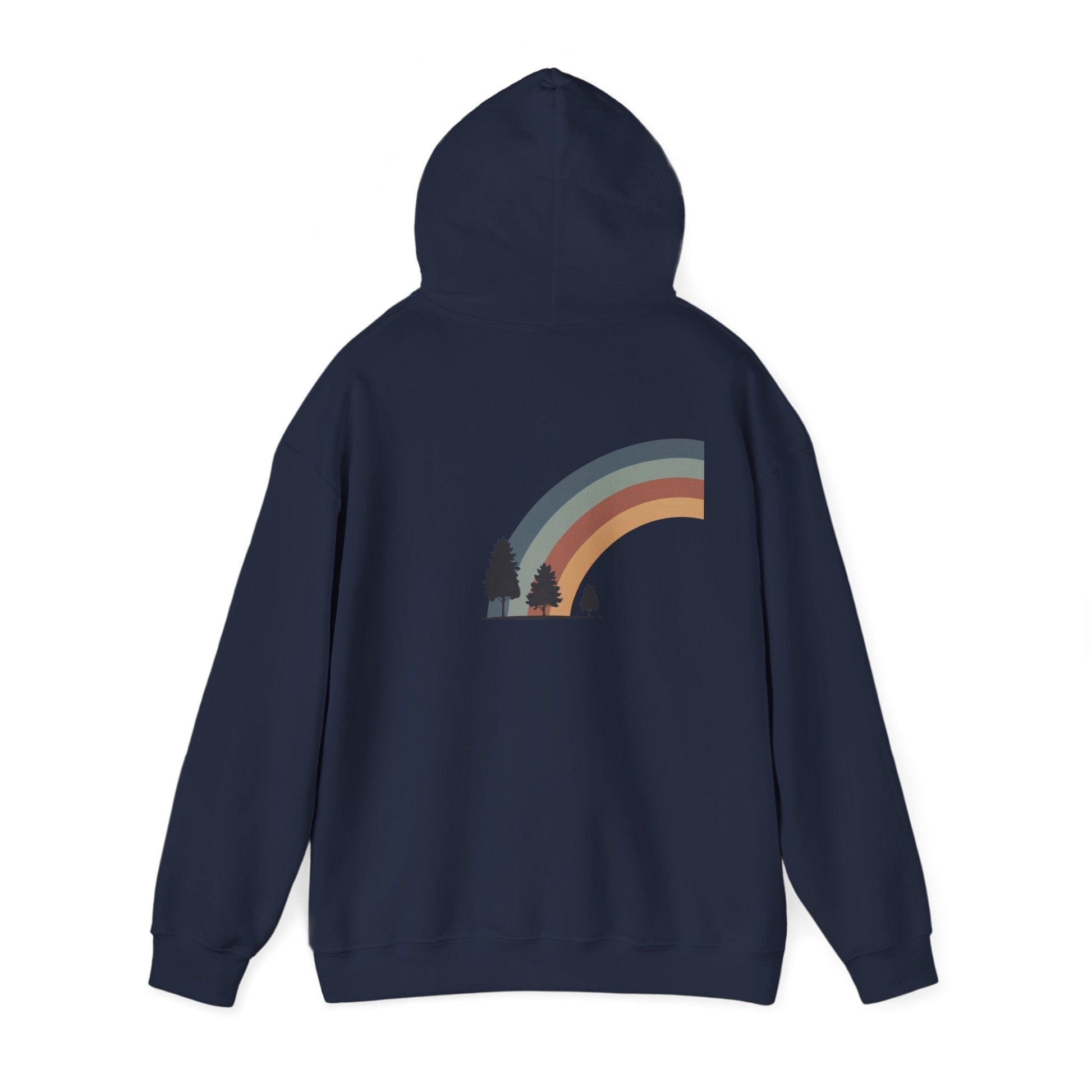 Navy | Horizon Arch Hoodie, back view 2
