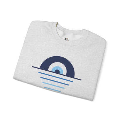 Ash | Evil Eye Sweatshirt, folded view
